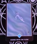 OSHO禅タロットのGOING WITH THE FLOW（流れと共に行く）
