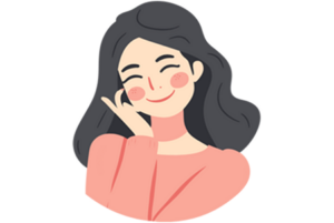 微笑む女性 